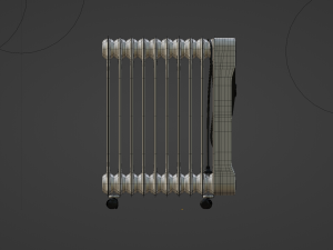 Oil Radiator Model Modelo 3D