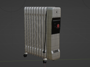 Oil Radiator Model Modelo 3D