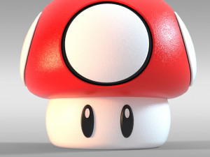 Mushroom from Mario Brothers 3D 打印模型