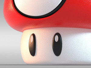 Mushroom from Mario Brothers 3D 打印模型