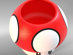 Mushroom from Mario Brothers 3D 打印模型