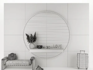 Composition in the hallway 3D Model