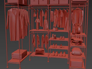 Wardrobe 3D Model