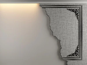 Stone wall panel 3D Model