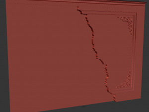 Stone wall panel 3D-Modell