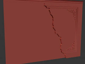 Stone wall panel 3D Model