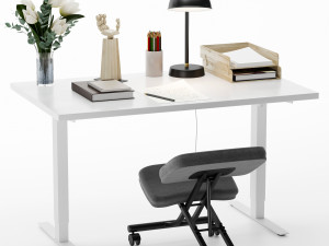 IKEA office workplace 3D 模型