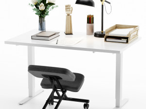 IKEA office workplace 3D 模型