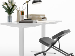 IKEA office workplace 3D 模型