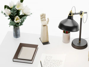 IKEA office workplace 3D Model