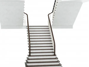 Classic staircase 3D Model