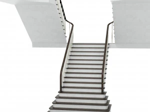 Classic staircase 3D Model