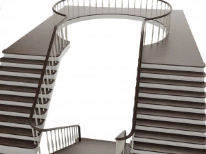 Classic staircase 3D Model