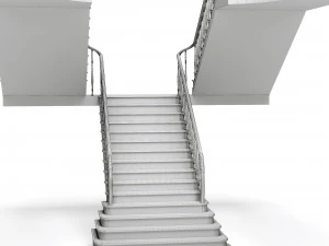 Classic staircase 3D Model