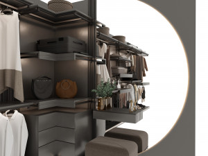 Wardrobe Model 3D