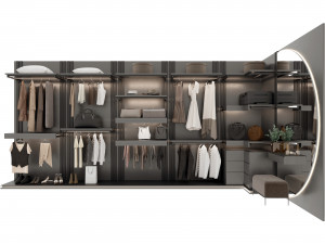 Wardrobe Model 3D