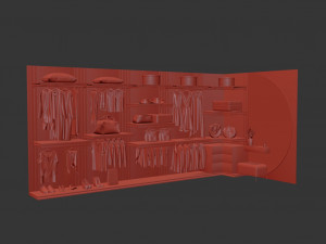 Wardrobe Model 3D