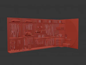 Wardrobe 3D Model