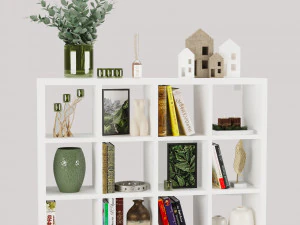 本棚 KALLAX イケア 3Dモデル