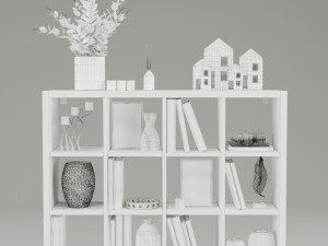 Bookcase KALLAX Ikea Modelo 3D