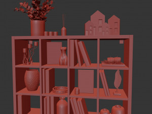 Bookcase KALLAX Ikea Modelo 3D