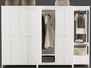 IKEA IDANS Wardrobe combination 3D Models