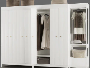 IKEA IDANS Wardrobe combination 3D Model