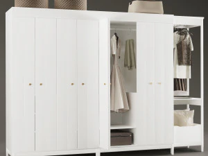 IKEA IDANS Wardrobe combination 3D Model