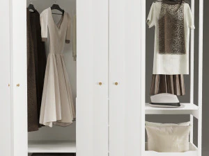 IKEA IDANS Wardrobe combination 3D Model