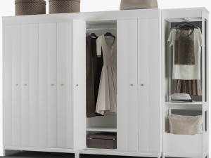 IKEA IDANS Wardrobe combination Modelo 3D