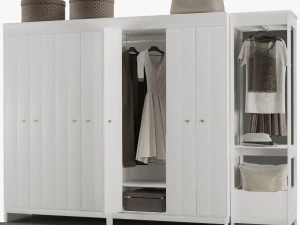 IKEA IDANS Wardrobe combination 3D Model