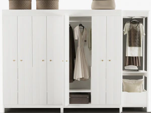 IKEA IDANS Wardrobe combination 3D Model