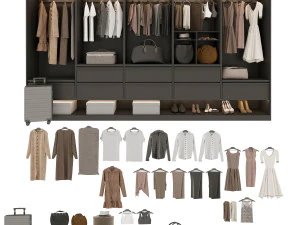 Wardrobe 3 3D Model