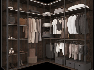Wardrobe 3Dモデル