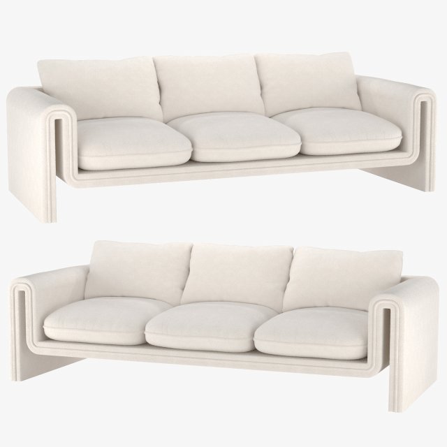 Eichholtz Sofa Tondo 3D 모델 .c4d .max .obj .3ds .fbx .stl .blend