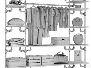 Wardrobe loft 3D Model