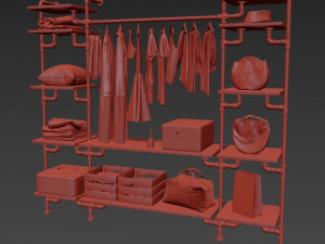 Wardrobe loft 3D Model