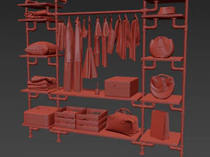 Wardrobe loft 3D Model