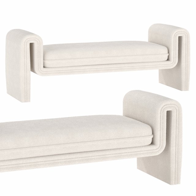 Eichholtz BENCH TONDO Modelo 3D .c4d .max .obj .3ds .fbx .stl .blend 