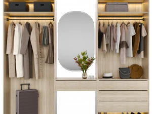 옷장 3D 모델