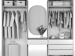 옷장 3D 모델