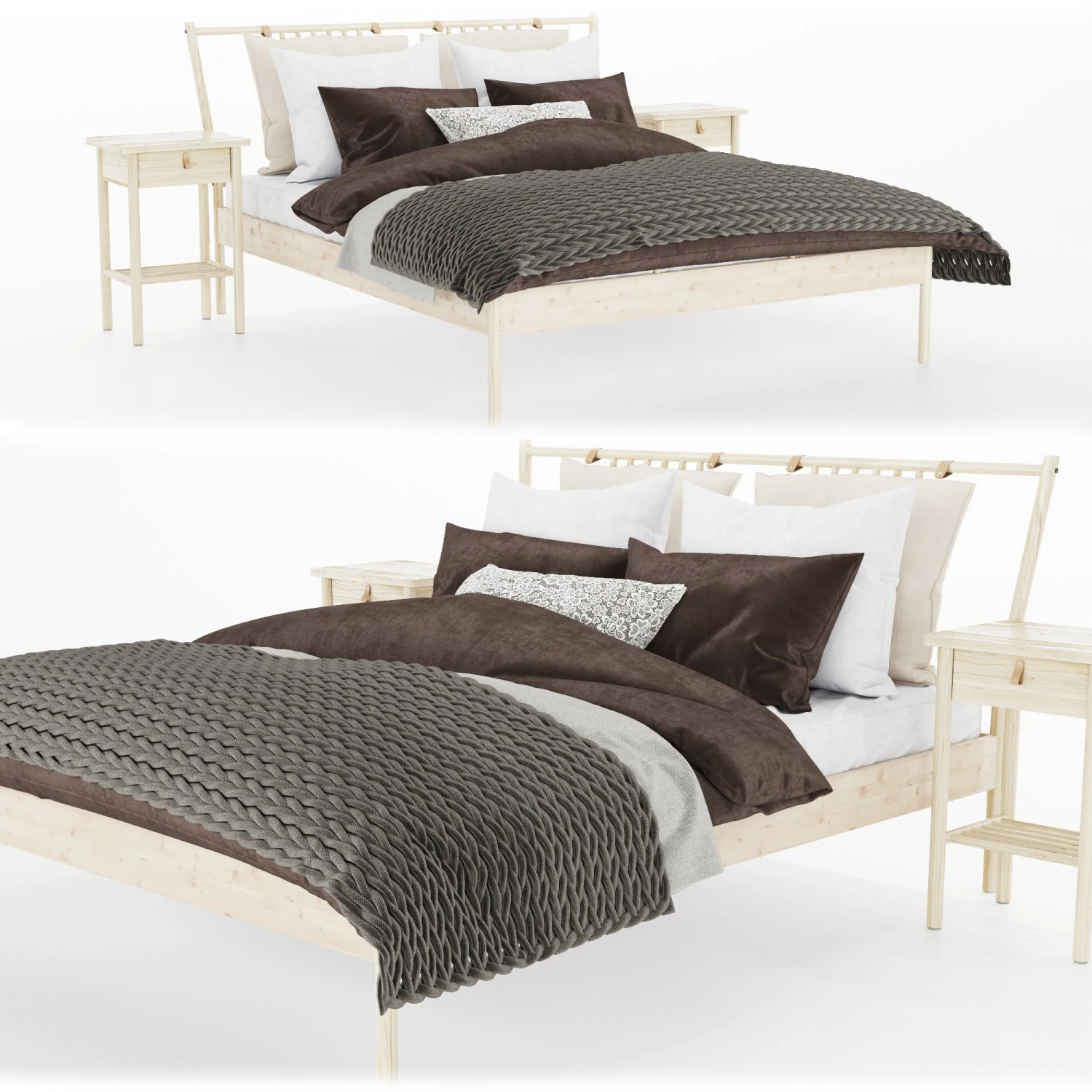 Ikea Bjorksnas 3D Model .c4d .max .obj .3ds .fbx .stl .blend 