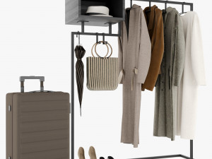 IDDO HOMELY clothes hanger 3D Model