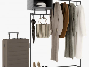 IDDO HOMELY clothes hanger 3D Model