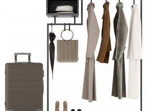 IDDO HOMELY clothes hanger 3D Model