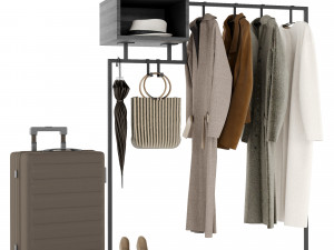 IDDO HOMELY clothes hanger 3D Model