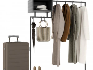 IDDO HOMELY clothes hanger 3D Model