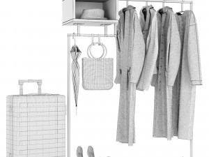 IDDO HOMELY clothes hanger 3D Model