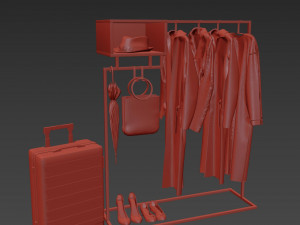 IDDO HOMELY clothes hanger 3D Model