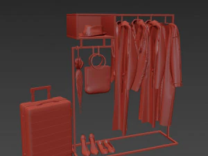 IDDO HOMELY clothes hanger 3D Model